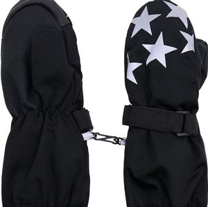 Moon Kitty insulated waterproof mittens.